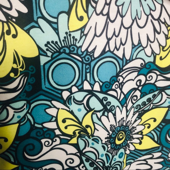 PrAna Floral Teal Dress Small - Picture 5 of 8